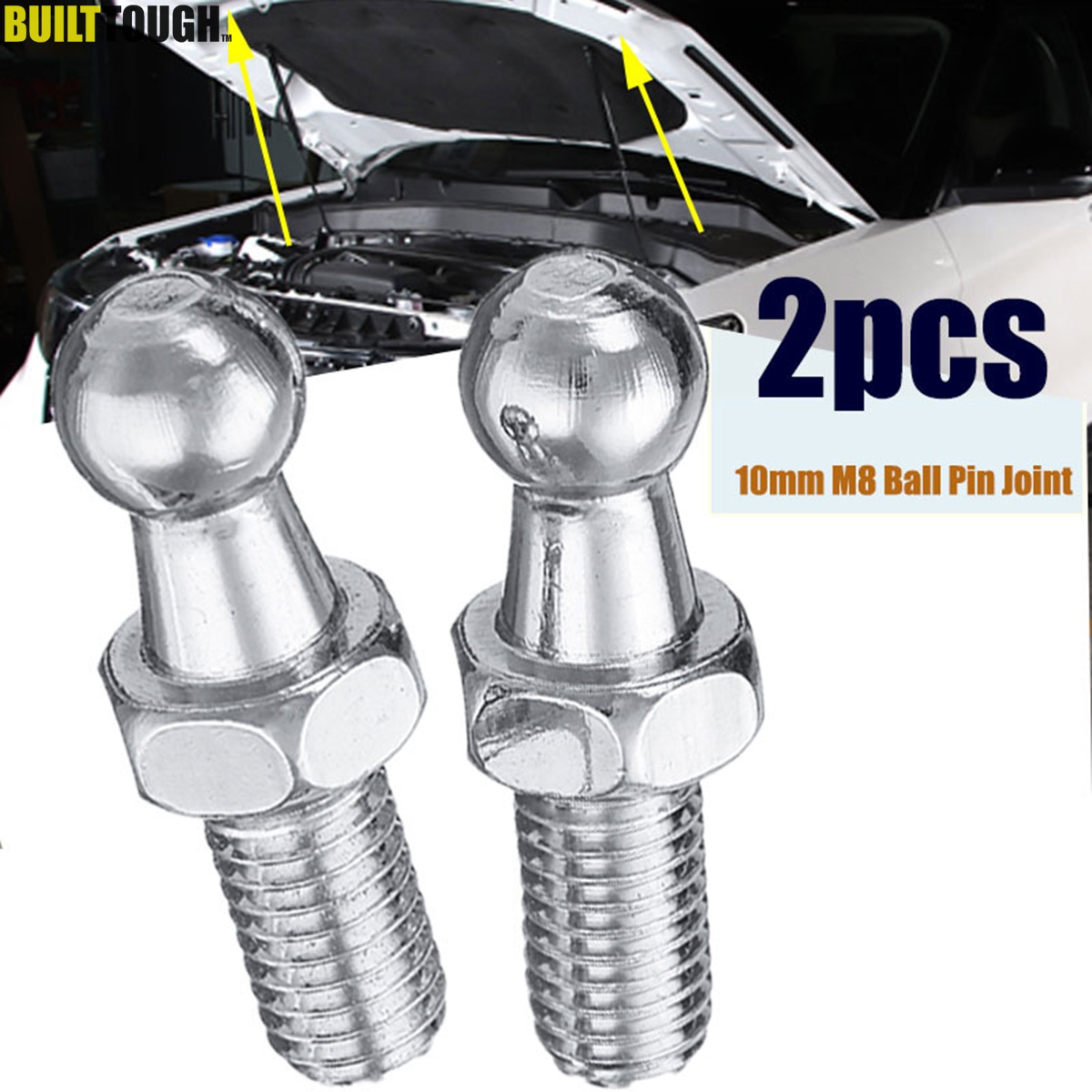 Eyepin Ball End - 10mm M8 Boot Bonnet Gas Strut