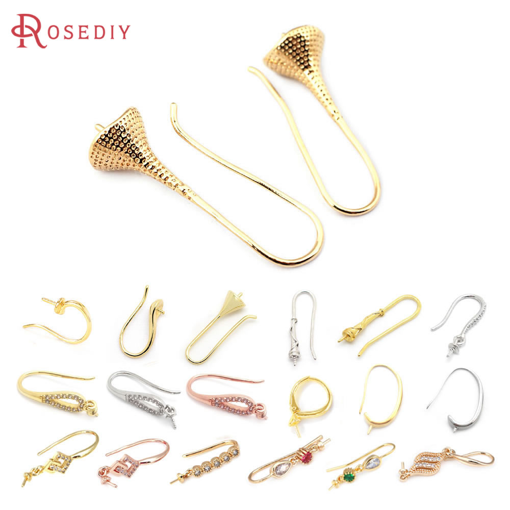 Jewelry Making Beads - 18K Gold Color Brass Can fit