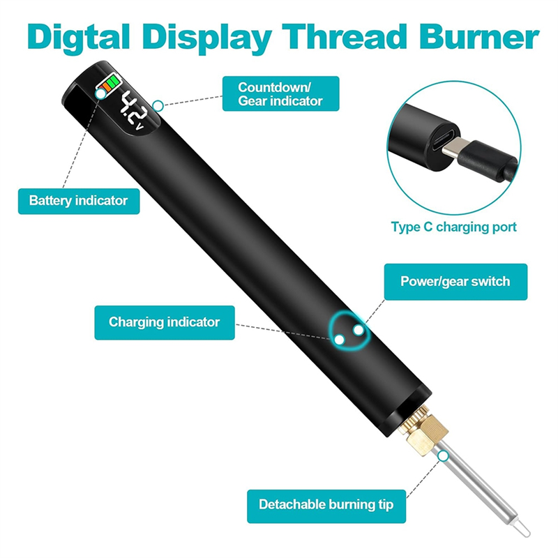 Rechargeable Thread Burner Kit - مراجعة Jewelry Making Zapper وسعره