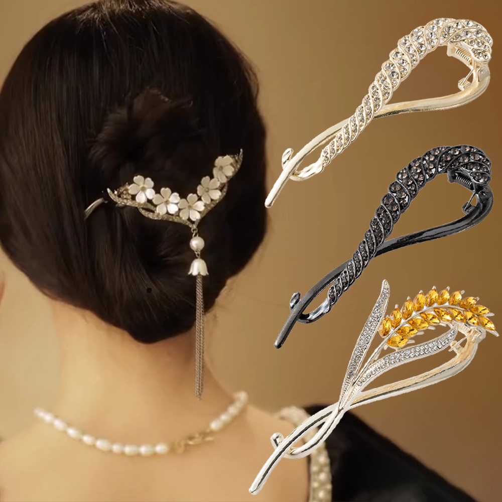 Rhinestone Tassel Hair Claw Cl - مراجعة Jewelry Making Adults وسعره