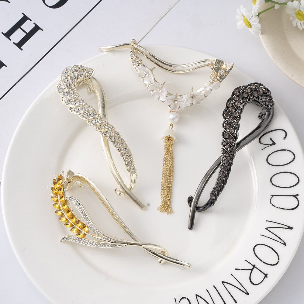 Rhinestone Tassel Hair Claw Cl - مراجعة Jewelry Making Adults وسعره