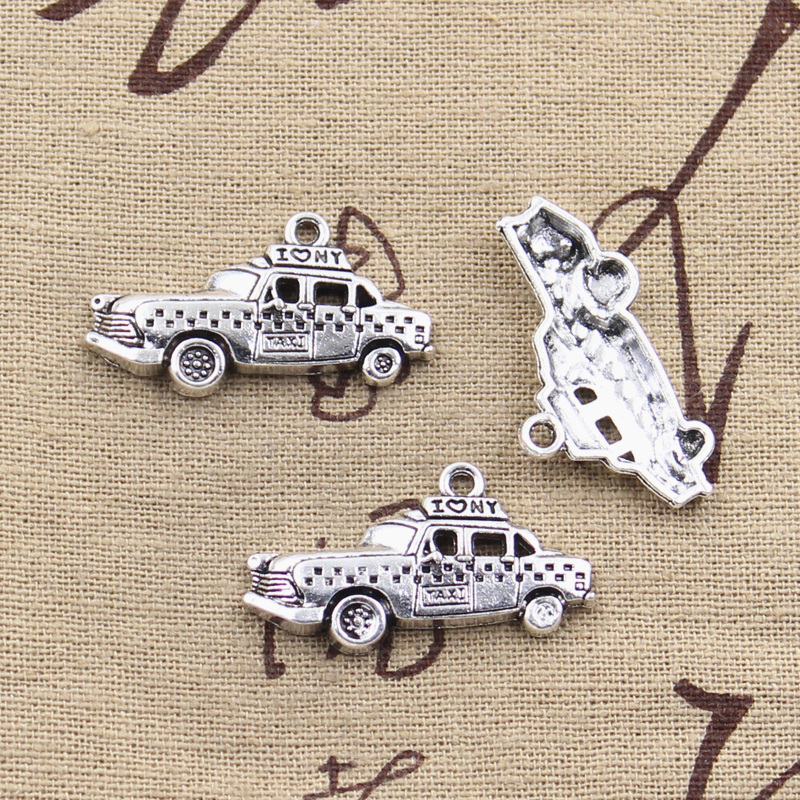 8pcs Charms New York Taxi Car  - مراجعة Jewelry Making York وسعره