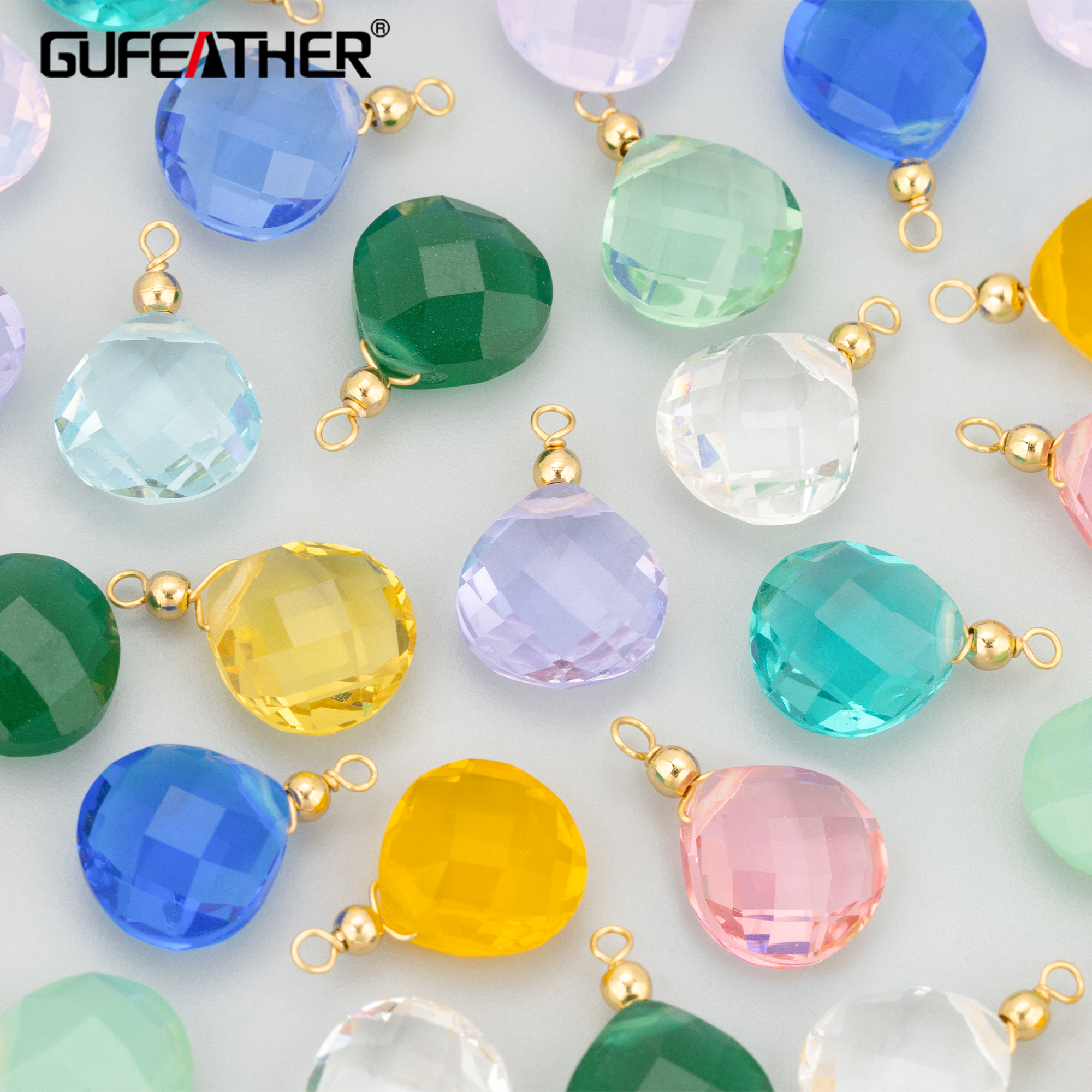 GUFEATHER,4pcs/lot,MH84,jewelr - مراجعة Jewelry Making Stones وسعره