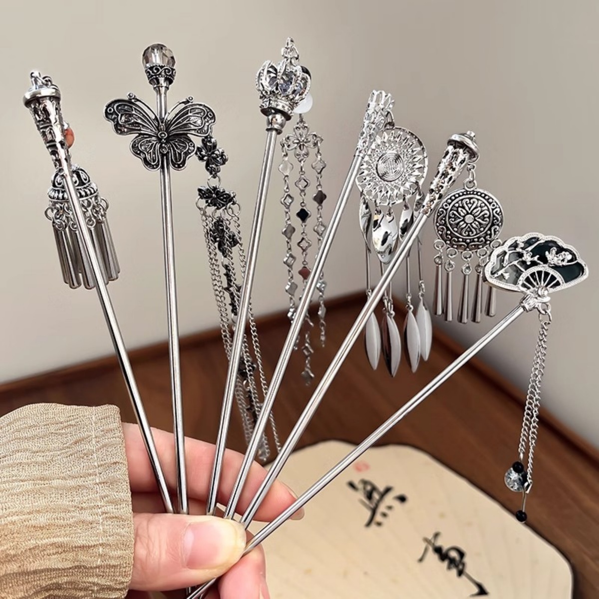Elegant Women's Hairpin Antiqu - مراجعة Jewelry Making Adults وسعره