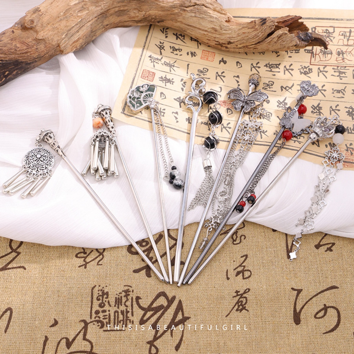 Elegant Women's Hairpin Antiqu - مراجعة Jewelry Making Adults وسعره