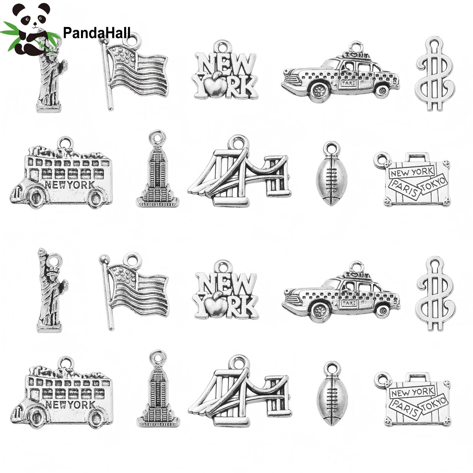 PandaHall 100Pcs 10 Styles Ame - مراجعة Jewelry Making York وسعره