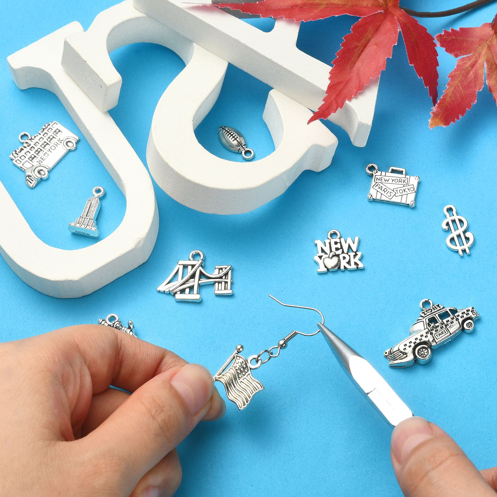 PandaHall 100Pcs 10 Styles Ame - مراجعة Jewelry Making York وسعره