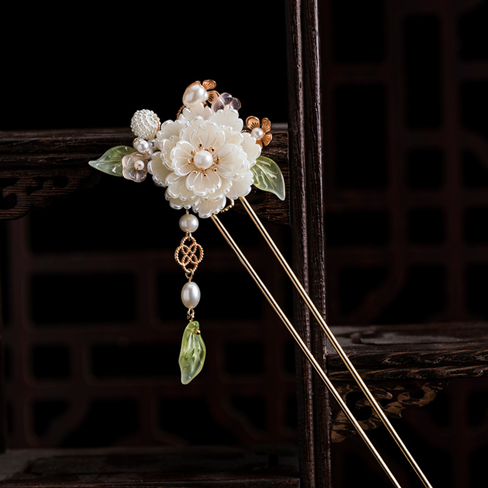 Elegant Pink Flower Hairpins R - مراجعة Jewelry Making Adults وسعره