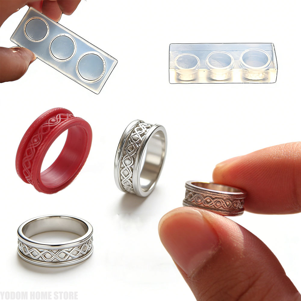 Viking Pattern Ring Silicone M - مراجعة Jewelry Making Ring Tool وسعره