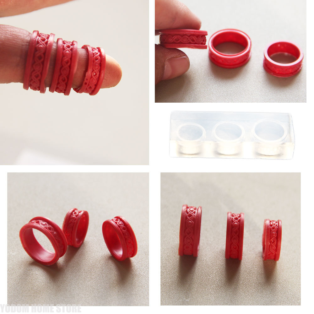Viking Pattern Ring Silicone M - مراجعة Jewelry Making Ring Tool وسعره