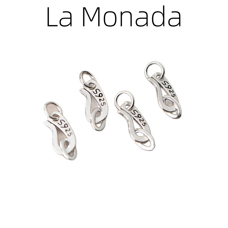 S925 Sterling Silver S Shape C - مراجعة Jewelry Making In La وسعره