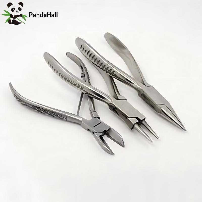 PandaHall 3pcs/set Carbon Stee - مراجعة Jewelry Making Needle Nose Pliers وسعره