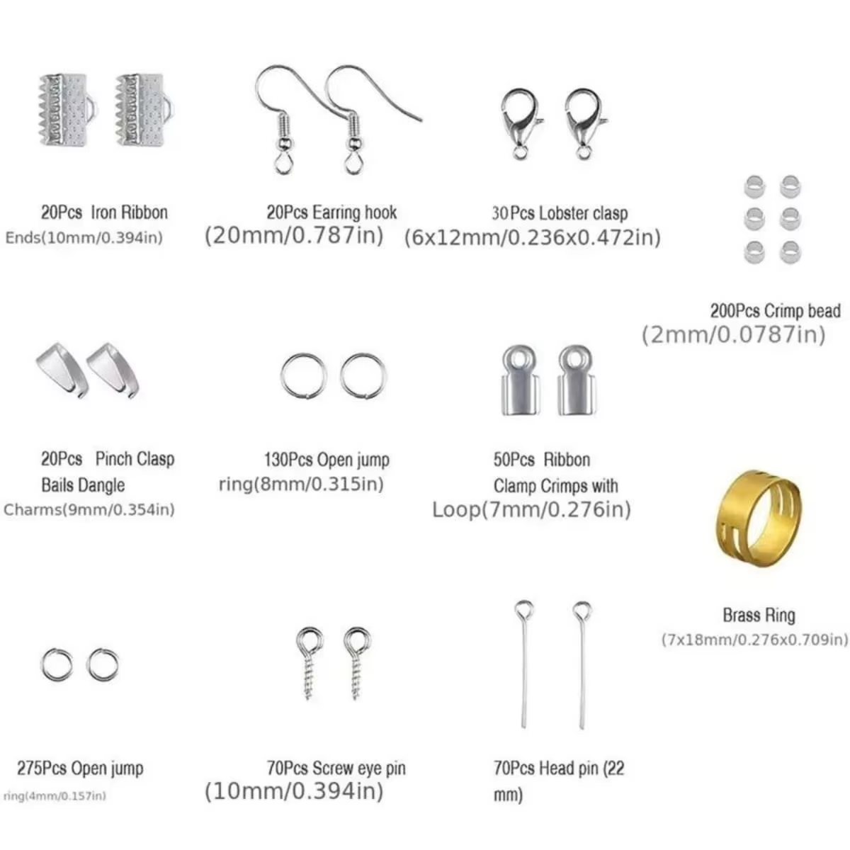 900pcs DIY Jewelry Findings Ki - مراجعة Jewelry Making Ring Tool وسعره