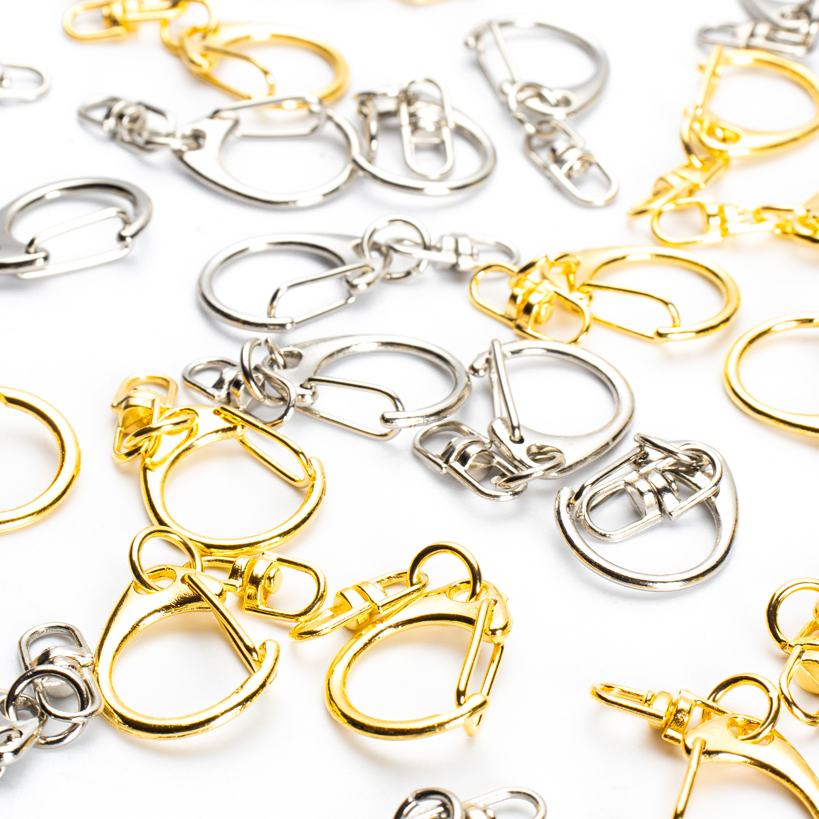 5pcs D Snap Hook Keychain Ring - مراجعة Jewelry Making Ring Tool وسعره