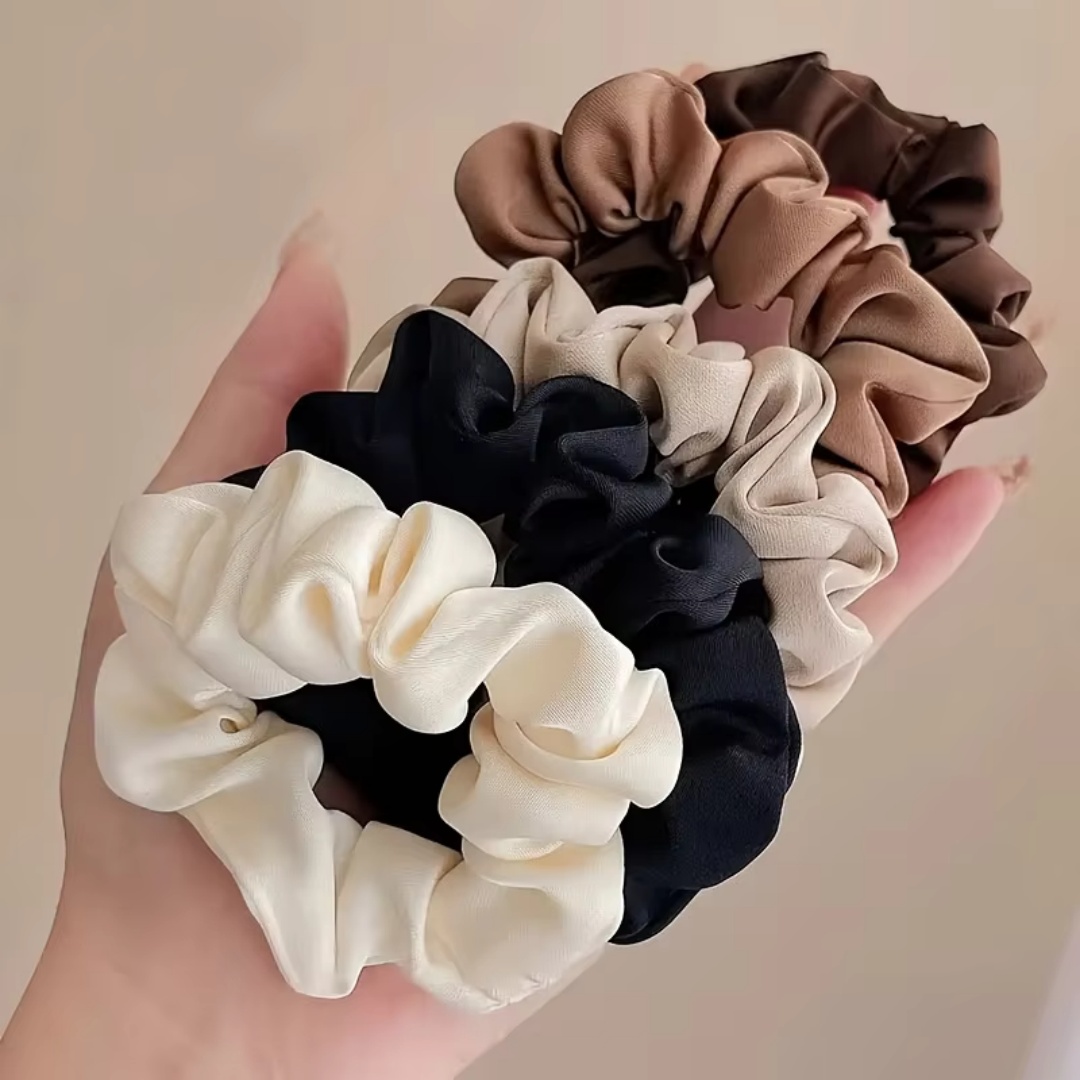 5PCS Satin Hair Scrunchie Exqu - مراجعة Jewelry Making Adults وسعره