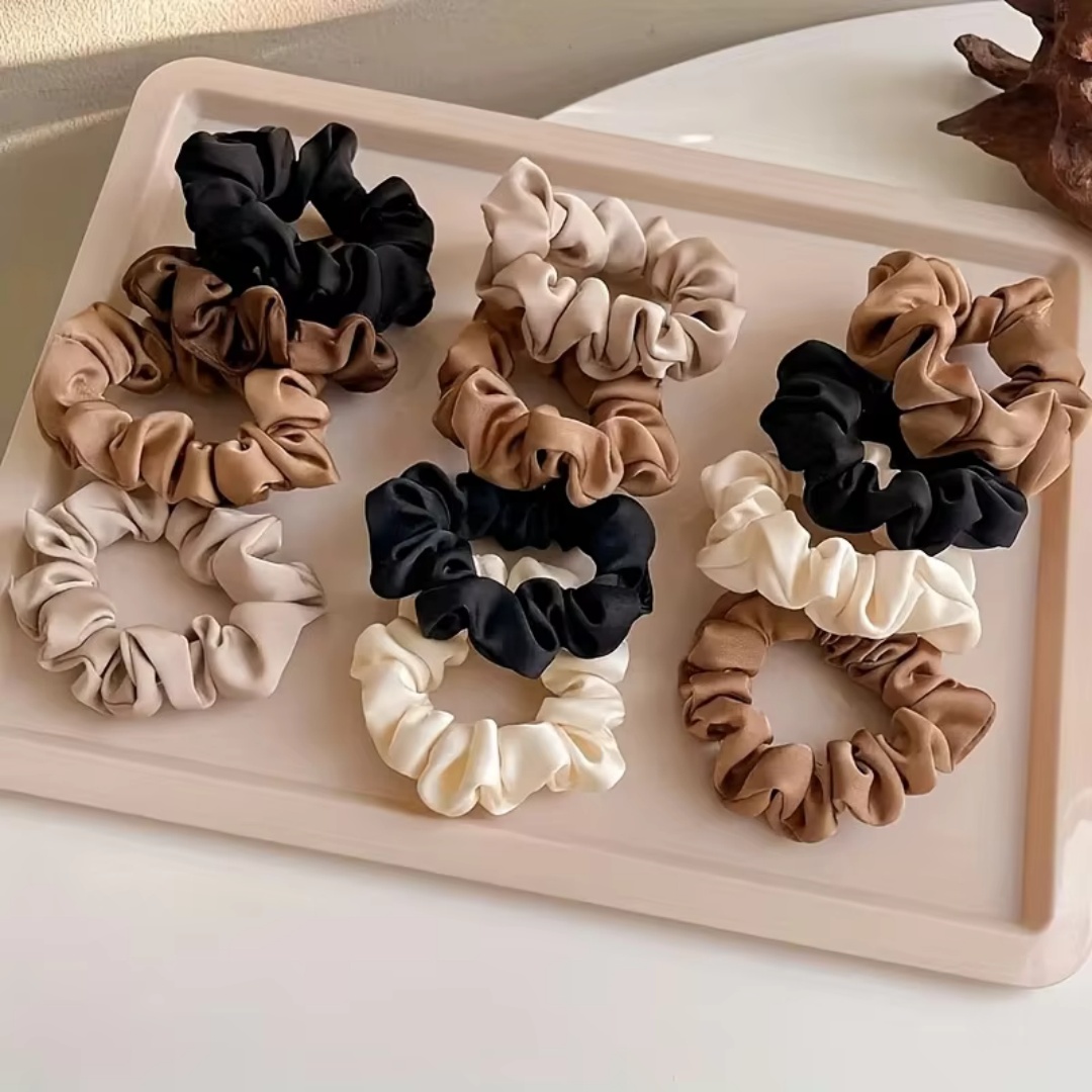 5PCS Satin Hair Scrunchie Exqu - مراجعة Jewelry Making Adults وسعره