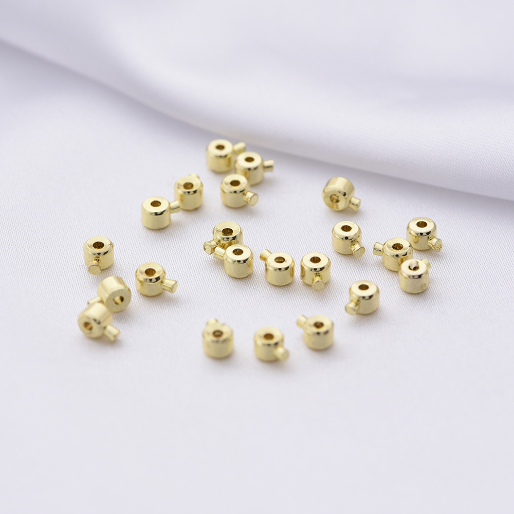 14K Gold Plated  Ball End Cap  - مراجعة Eyepin Ball End وسعره