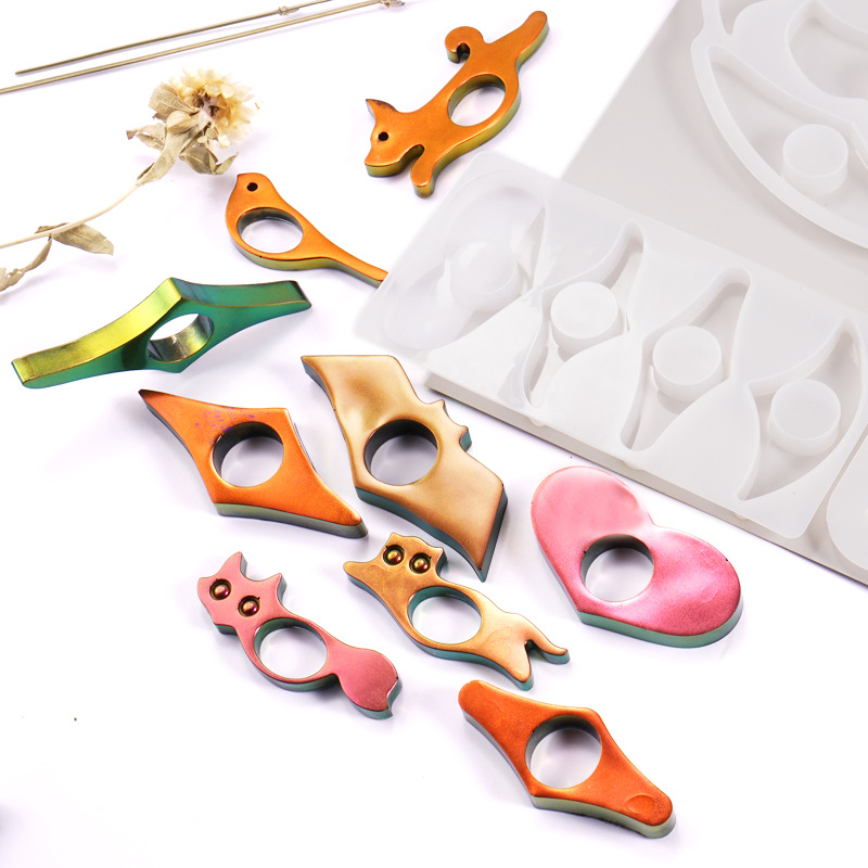 DIY Crystal Mirror Silicone Mo - مراجعة Jewelry Making Books وسعره