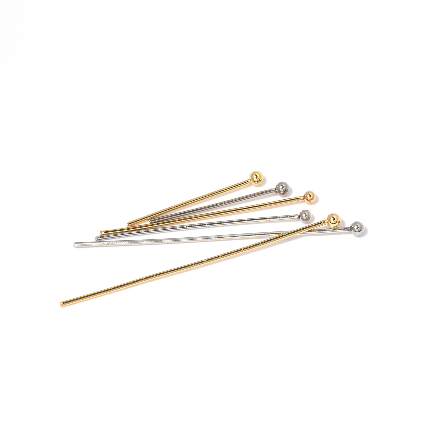 50pc Stainless Steel Metal Cha - مراجعة Eyepin Ball End وسعره