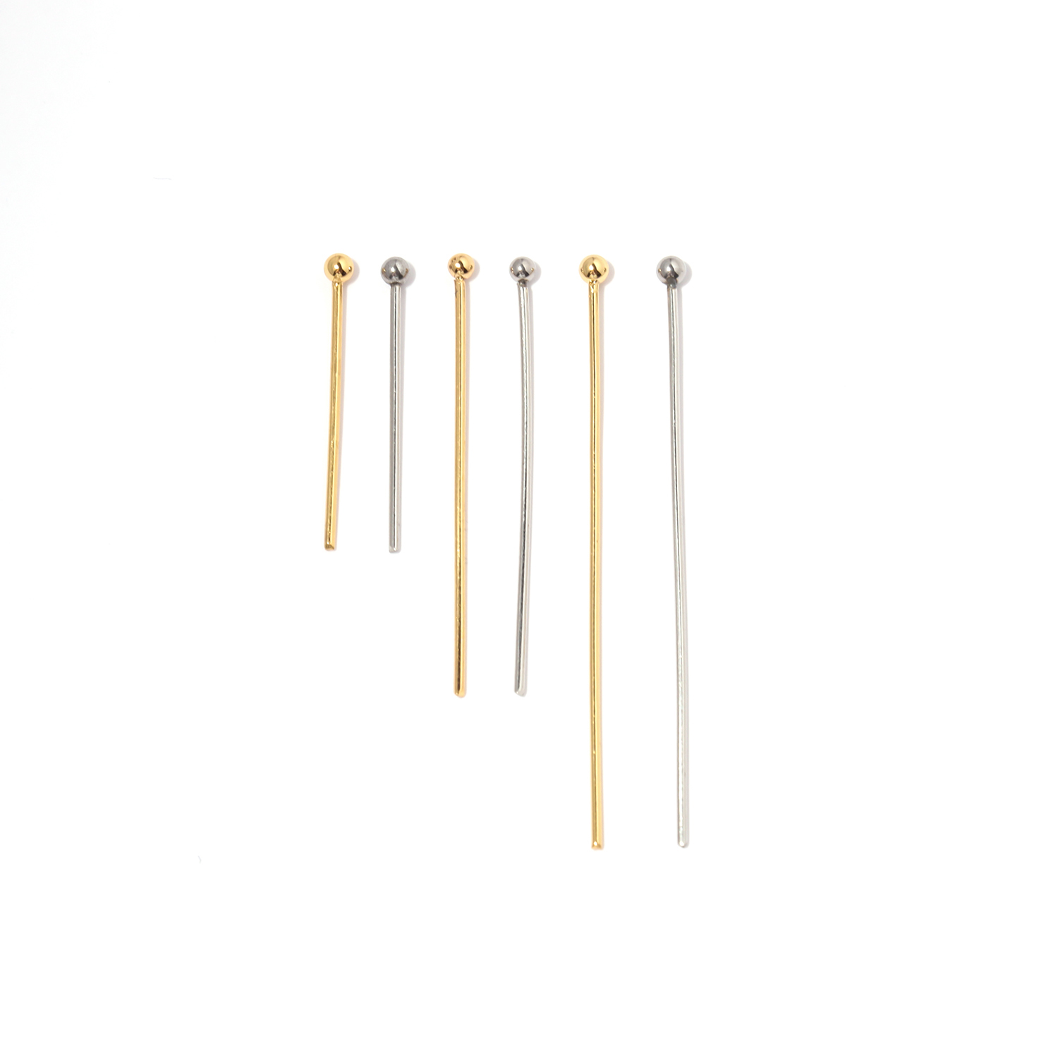 50pc Stainless Steel Metal Cha - مراجعة Eyepin Ball End وسعره