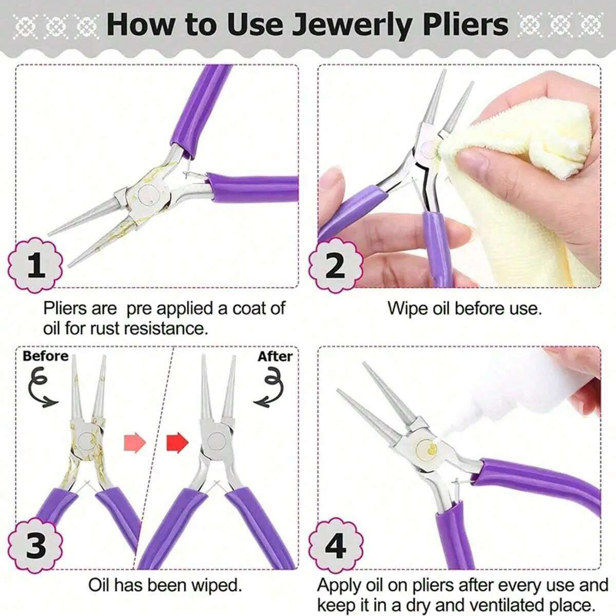 6/5/3pcs Jewelry Making Tools  - مراجعة Jewelry Making Needle Nose Pliers وسعره