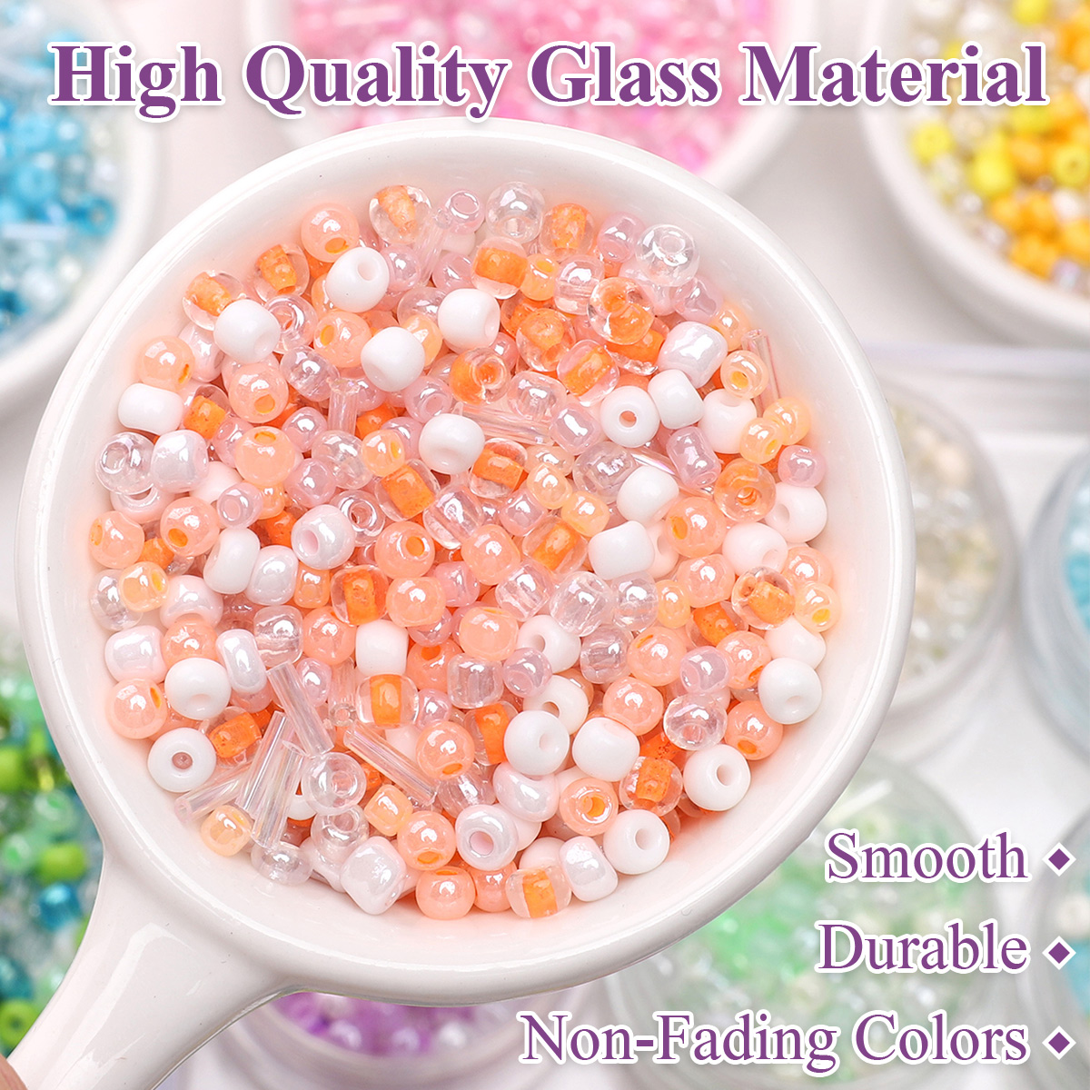24 Grid Mixed Size Glass Seed  - مراجعة Jewelry Making Degree وسعره