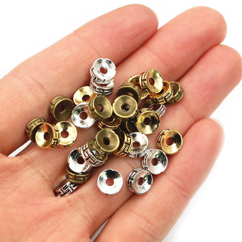 50pcs 7.5x3mm Spacer Beads Bro - مراجعة Eyepin Ball End وسعره