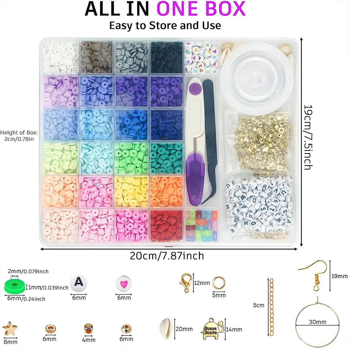 6000 Pcs 24 Colors Flat Round  - مراجعة Jewelry Making Degree وسعره