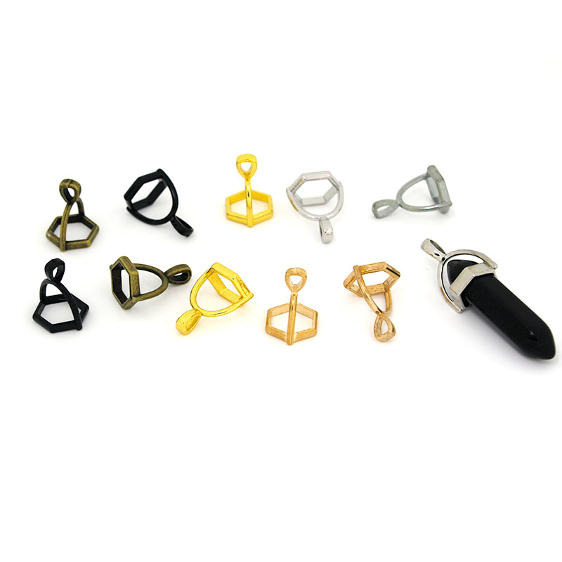 20Pcs Hexagonal Gemstone Cap N - مراجعة Jewelry Making Stones وسعره