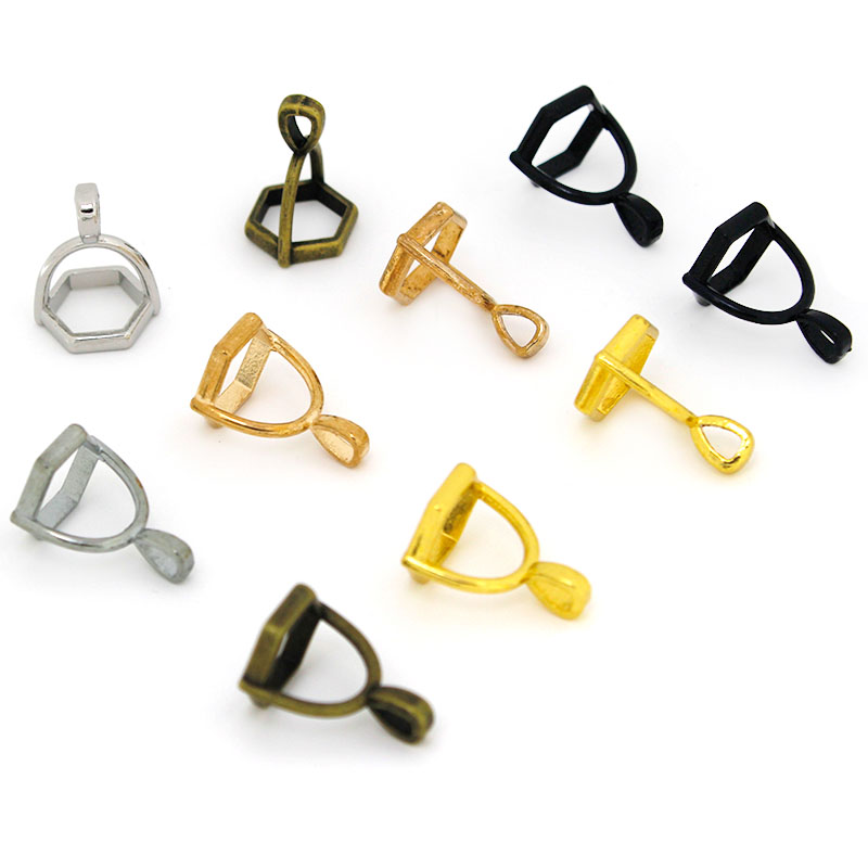 20Pcs Hexagonal Gemstone Cap N - مراجعة Jewelry Making Stones وسعره