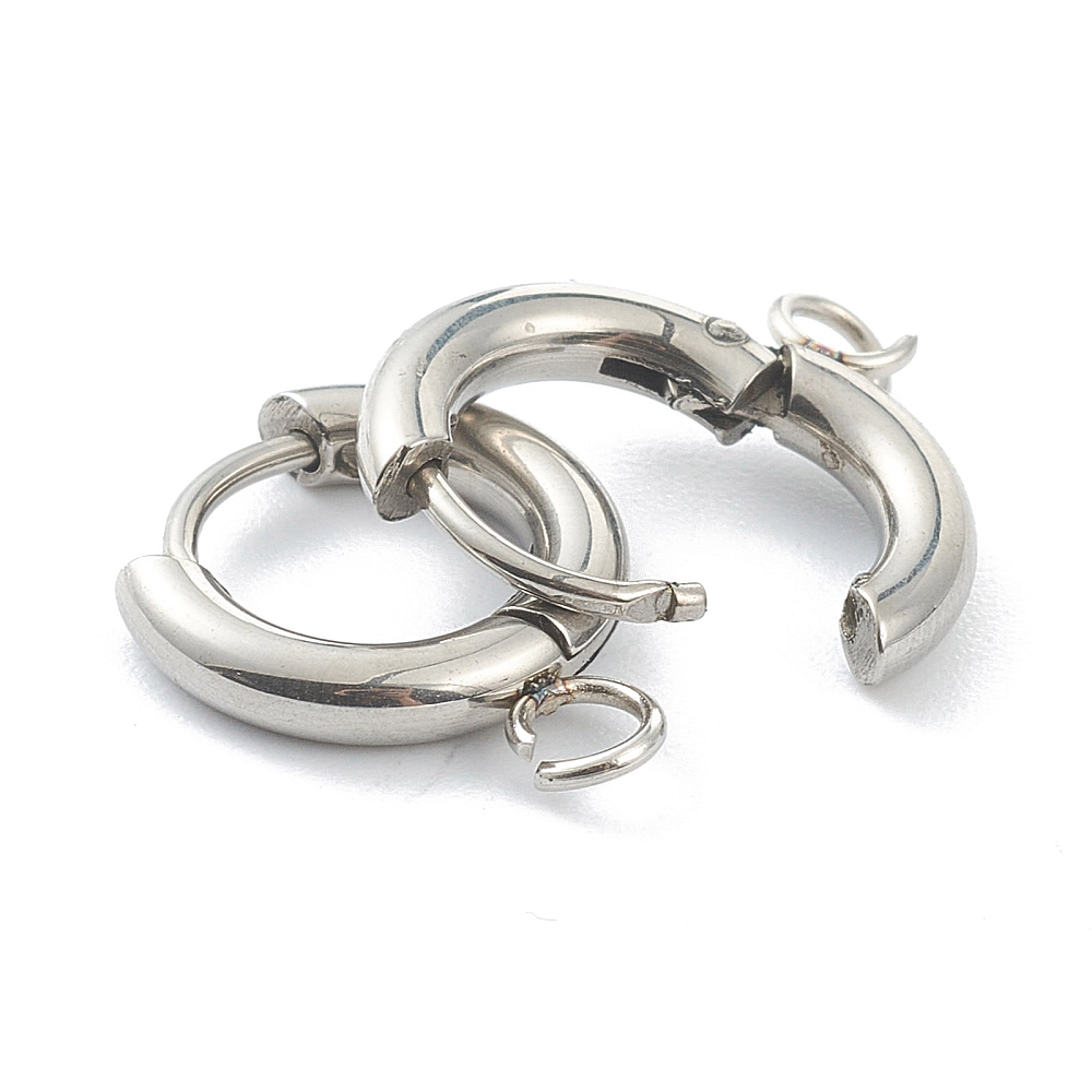 10pcs 201 Stainless Steel Hugg - مراجعة Jewelry Making Hardware وسعره