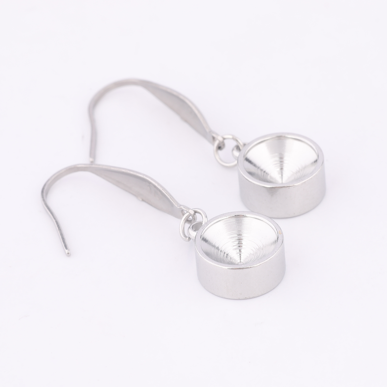 10pcs Stainless Steel Earring  - مراجعة Jewelry Making Stones وسعره