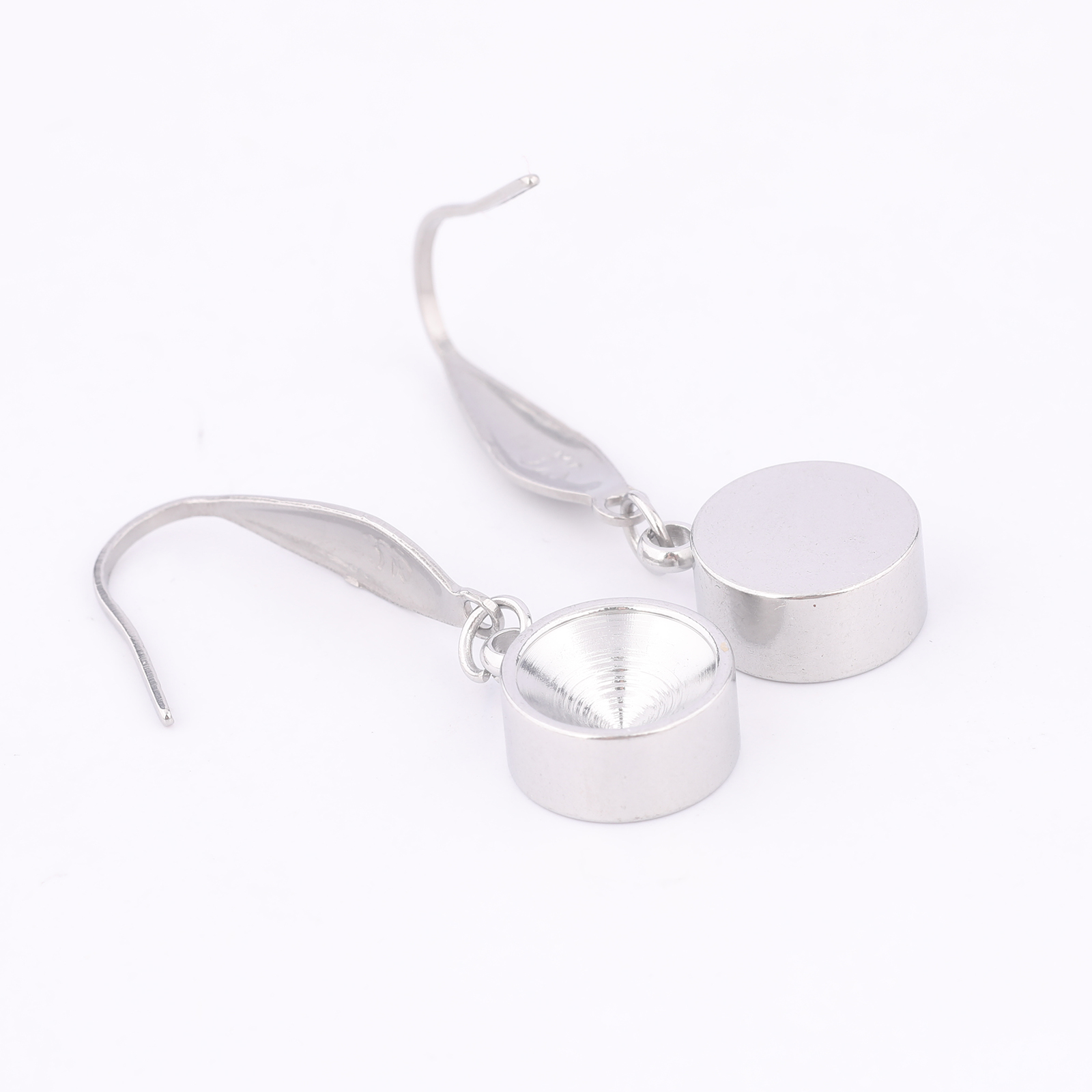 10pcs Stainless Steel Earring  - مراجعة Jewelry Making Stones وسعره