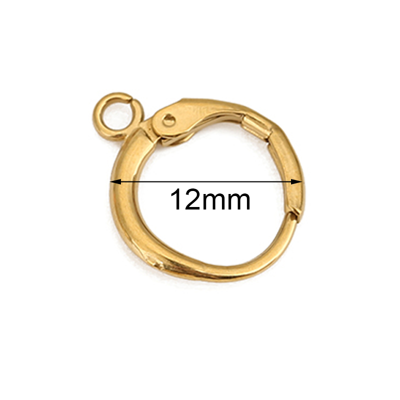10pcs PVD Never Fade Stainless - مراجعة Jewelry Making Hardware وسعره