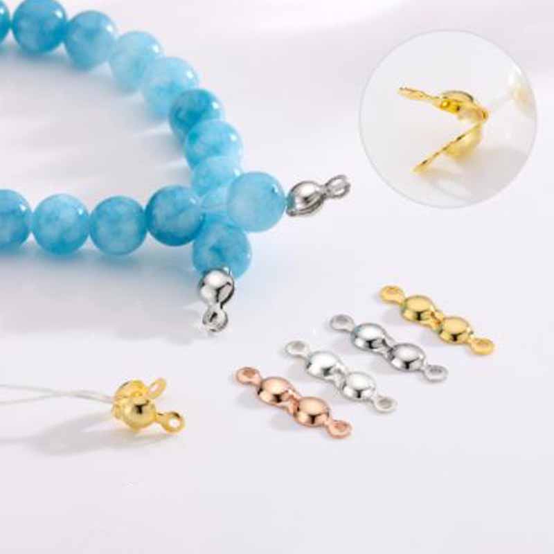 4pcs Genuine Real Pure Solid 9 - مراجعة Jewelry Making Beads وسعره