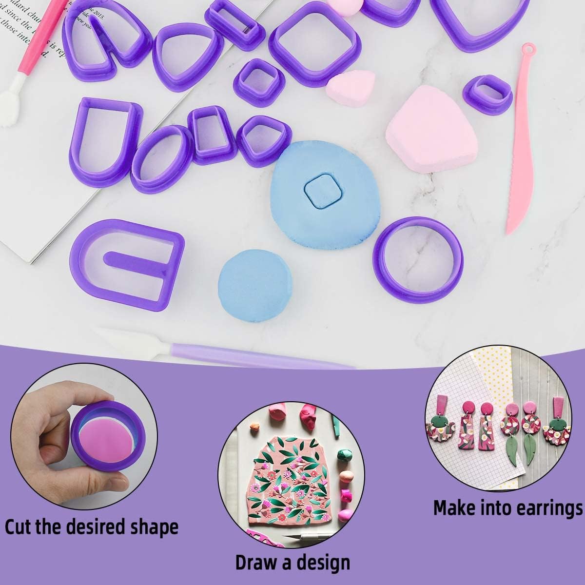 Polymer Clay Earring Making Ki - مراجعة Jewelry Making Ring Tool وسعره