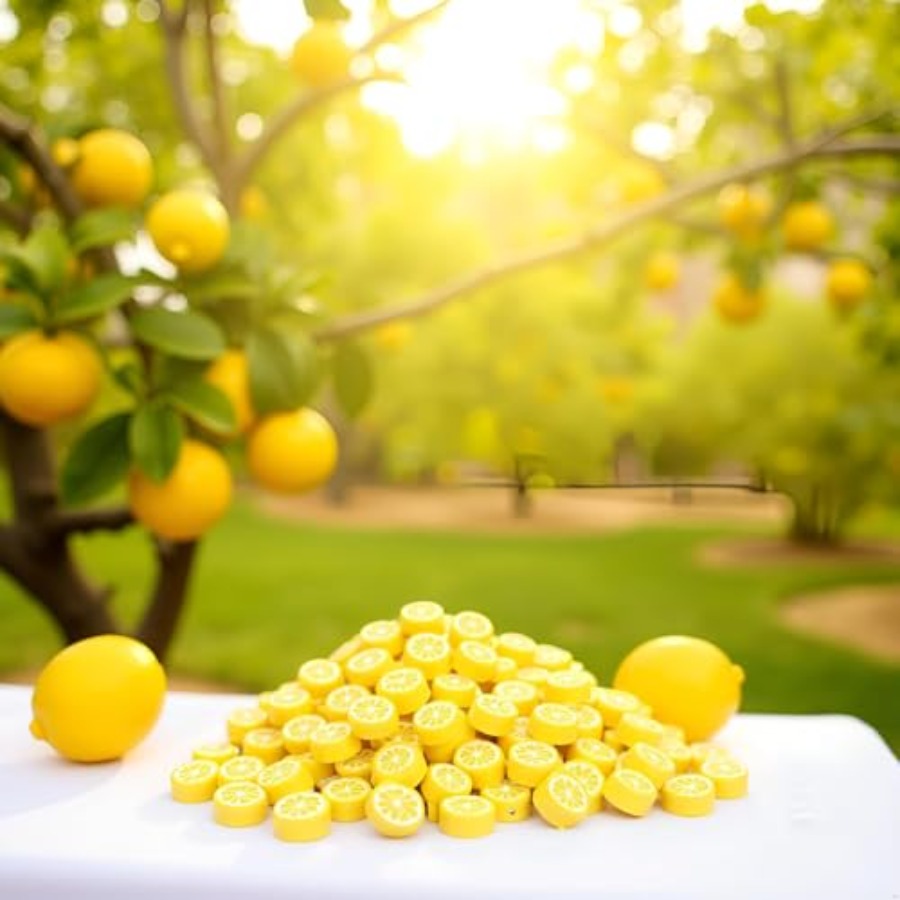 200Pcs Yellow Lemon Polymer Cl - مراجعة Jewelry Making Beads وسعره