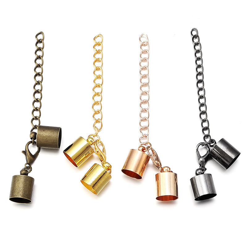 10Sets Leather Cord End Caps W - مراجعة Jewelry Making Hardware وسعره