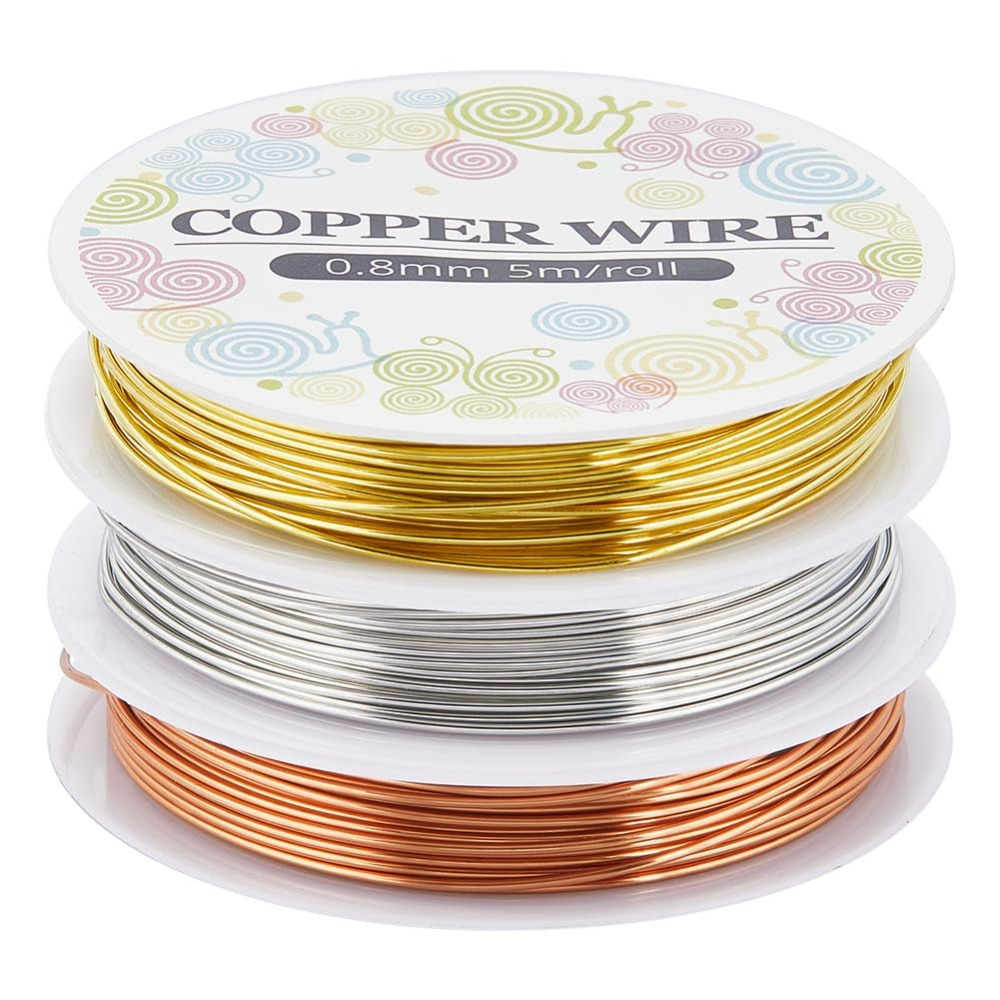 12.8M Copper Jewelry Wire 0.8m - مراجعة Jewelry Making Degree وسعره
