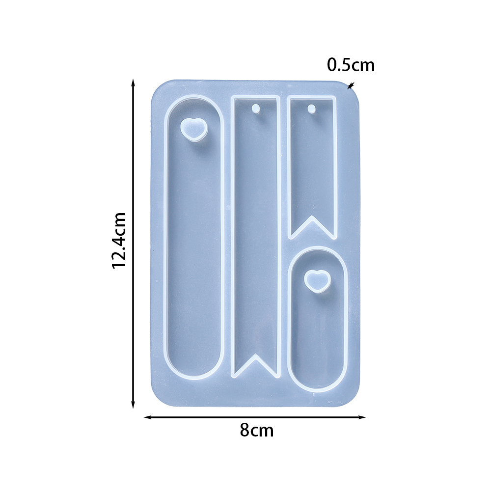 Oval Bookmark Silicone Mold He - مراجعة Jewelry Making Books وسعره