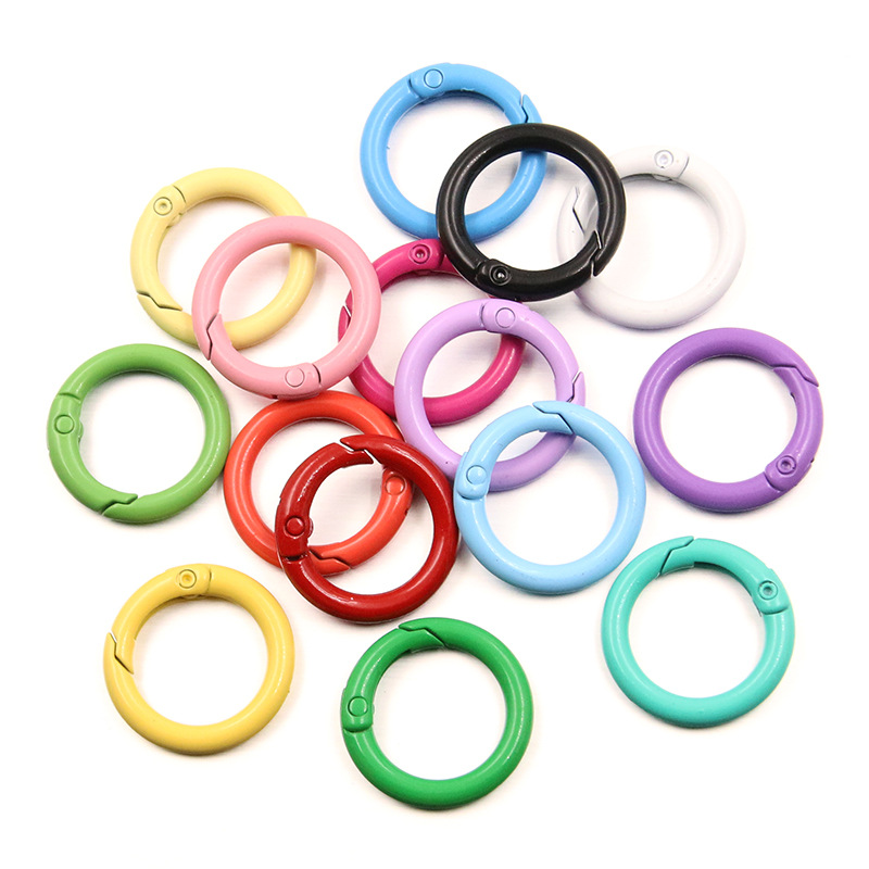 5-20pcs Colorful Spring O Ring - مراجعة Jewelry Making Hardware وسعره