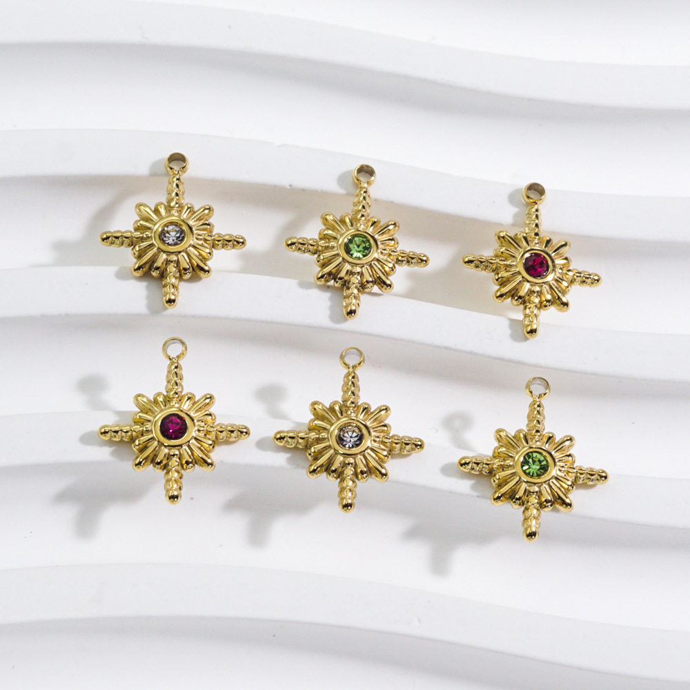 3Pcs Stainless Steel Gold Colo - مراجعة Jewelry Making Stones وسعره