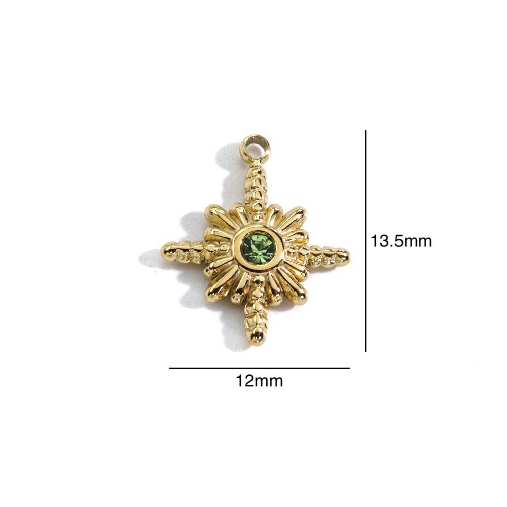 3Pcs Stainless Steel Gold Colo - مراجعة Jewelry Making Stones وسعره