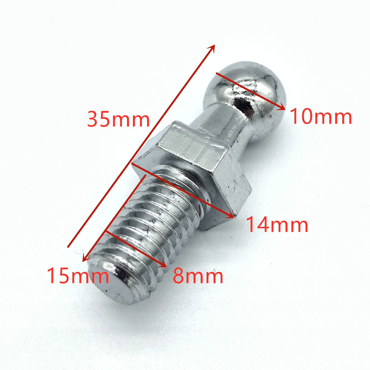 4Pcs 10mm M8/M6 Universal Car  - مراجعة Eyepin Ball End وسعره
