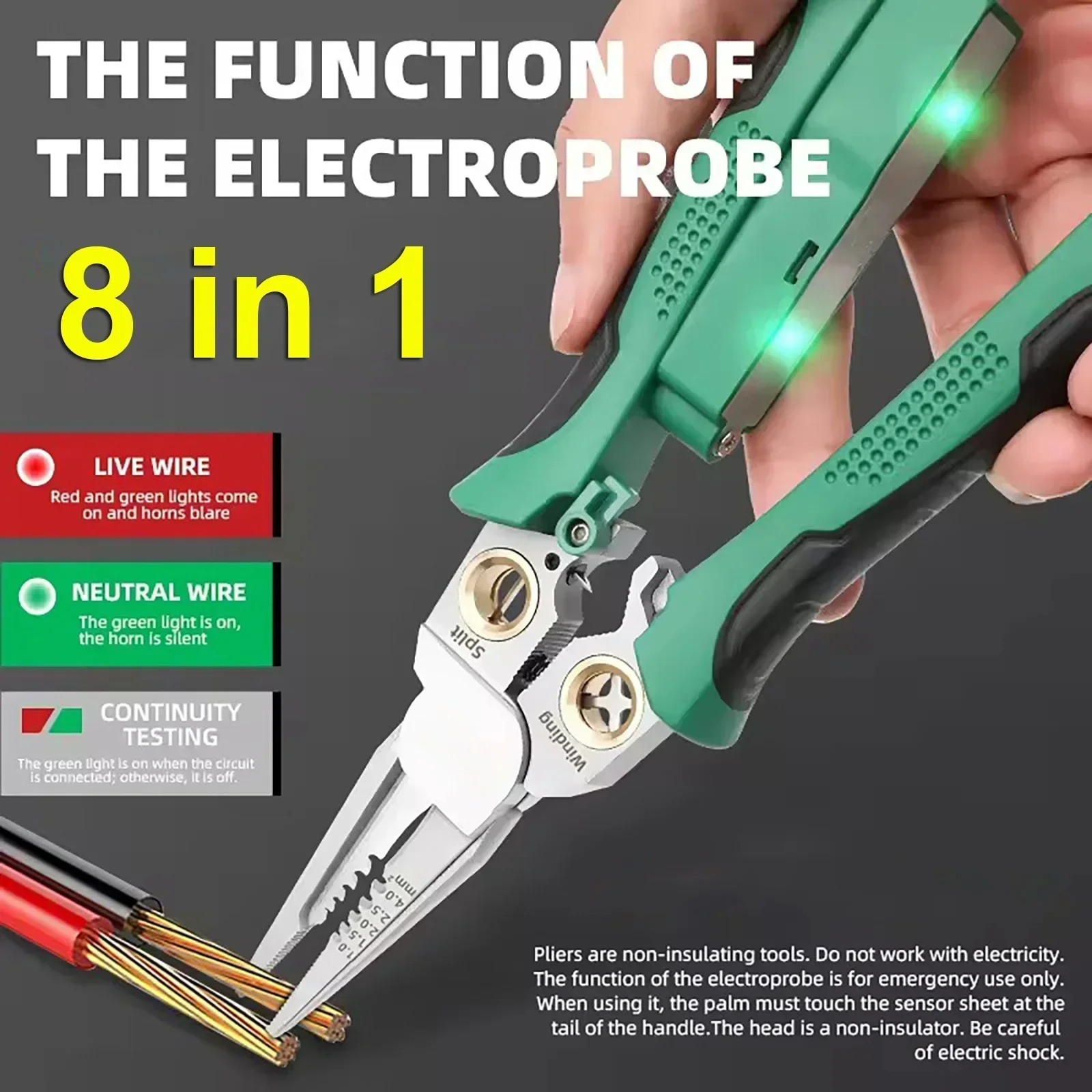 8 in 1 Stainless Steel Wire St - مراجعة Jewelry Making Needle Nose Pliers وسعره