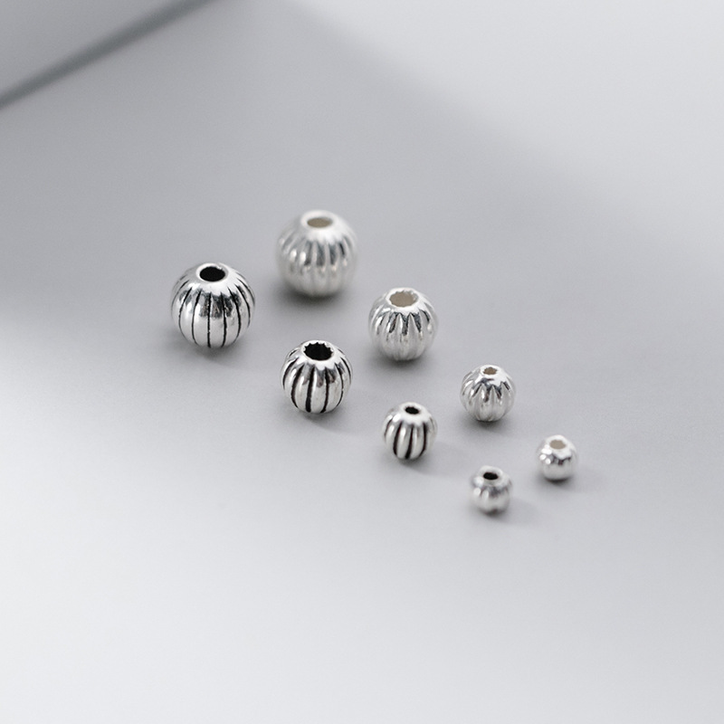 925 Sterling Silver Pumpkin Sp - مراجعة Jewelry Making In La وسعره