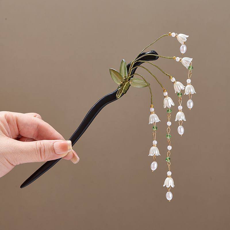 Wooden Flower Hairpin Vintage  - مراجعة Jewelry Making Adults وسعره