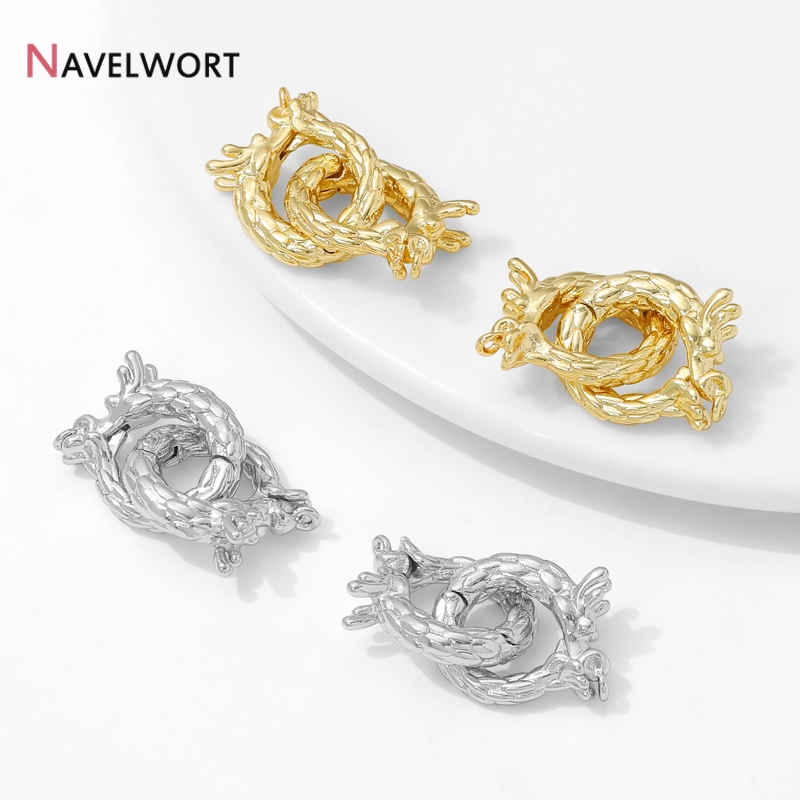 14K Gold Plated Brass Dragon S - مراجعة Jewelry Making Beads وسعره