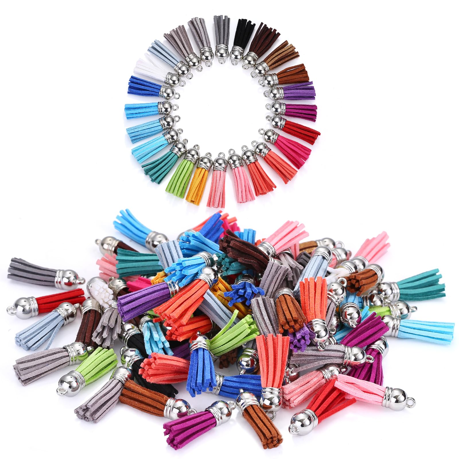 10/20/60 Pcs Mini Tassels Faux - مراجعة Jewelry Making Degree وسعره