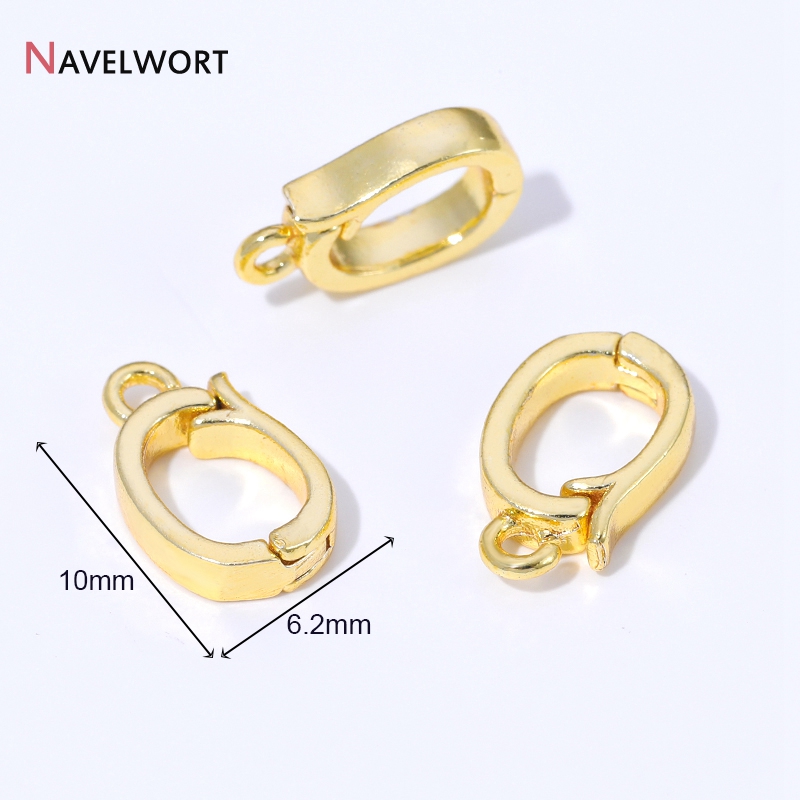 14K/18K Gold Plated Brass Meta - مراجعة Jewelry Making Hardware وسعره
